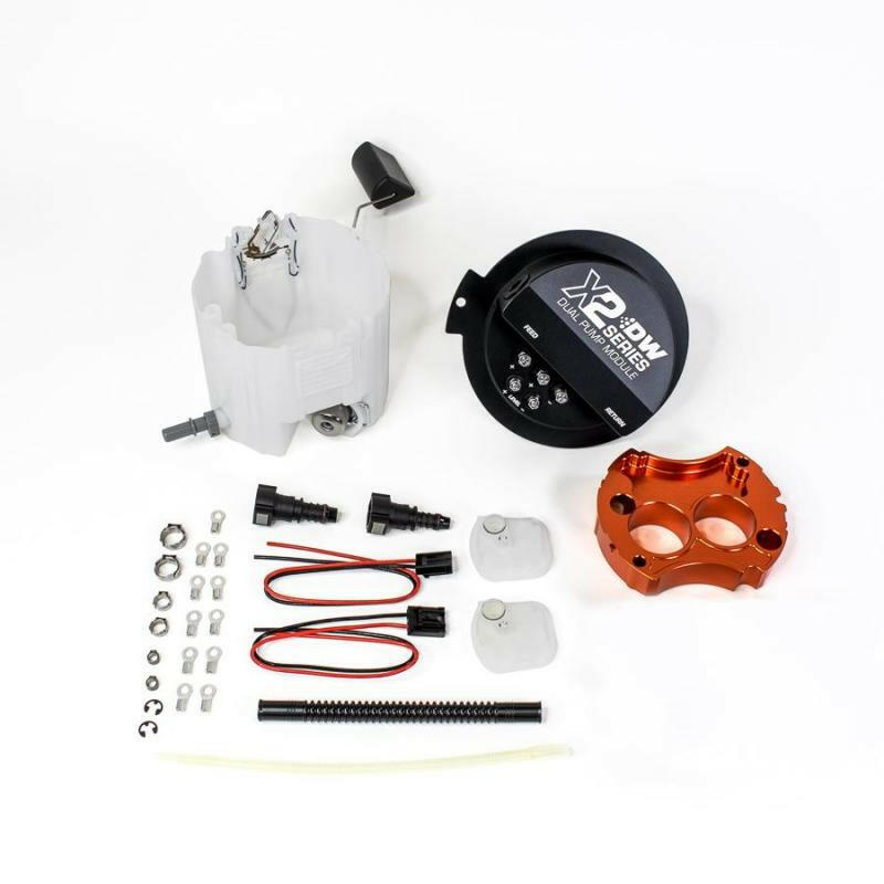 DeatschWerks 10-15 Chevy Camaro LS 3.7 V6/ SS LS3 X2 Series Fuel Pump Module Fuel Pumps DeatschWerks