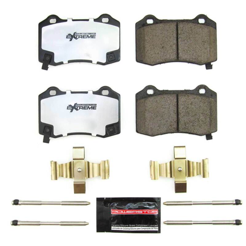Power Stop 18-21 Jeep Grand Cherokee Rear Z26 Extreme Street Brake Pads w/Hardware Brake Pads - Performance PowerStop
