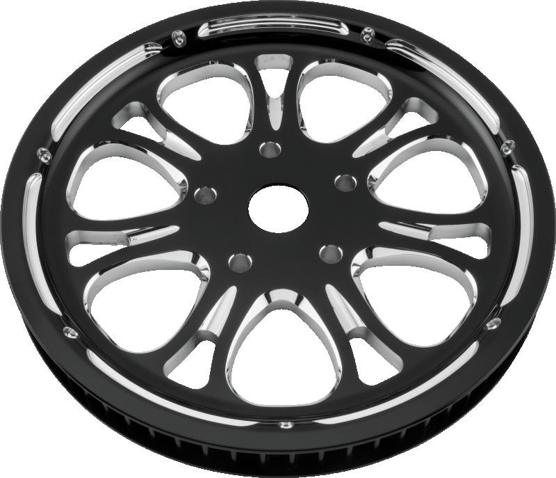 Performance Machine Belt Pulley 66T x 1in Heathen - Contrast Cut Platinum Sprockets Performance Machine