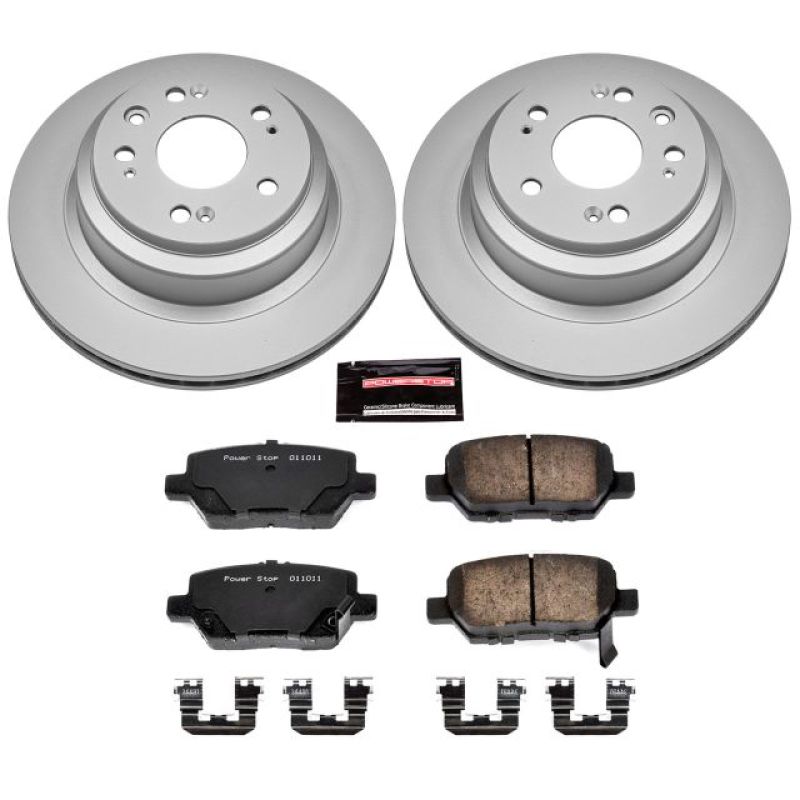 Power Stop 05-12 Acura RL Rear Z17 Evolution Geomet Coated Brake Kit Brake Kits - Performance Blank PowerStop