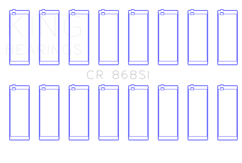 King Engine Bearings Ford 281CI/302CI/330CI 4.6L/5.0L/5.4L V8 (Size +1.0) Rod Bearing Set Bearings King Engine Bearings