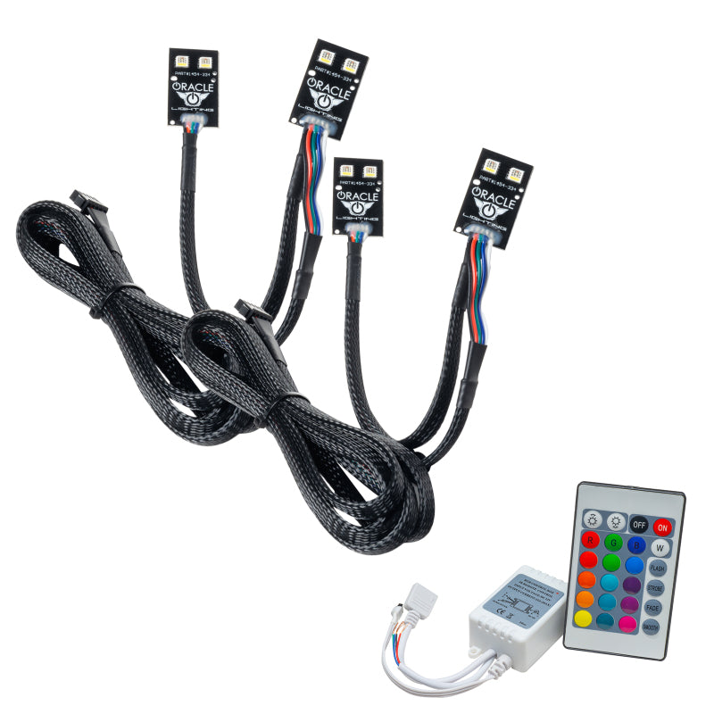 Oracle 2021 Ford Bronco Sport RGB+W Headlight DRL + Halo - w/ Simple Controller Headlights ORACLE Lighting