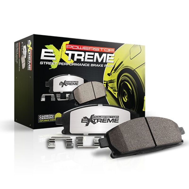 Power Stop 23-24 Toyota GR Corolla Front Z26 Street Brake Pad w/Hardware Brake Pads - Performance PowerStop