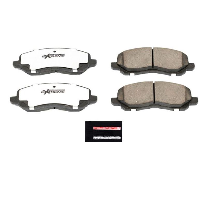 Power Stop 11-14 Chrysler 200 Front Z26 Extreme Street Brake Pads w/Hardware Brake Pads - Performance PowerStop