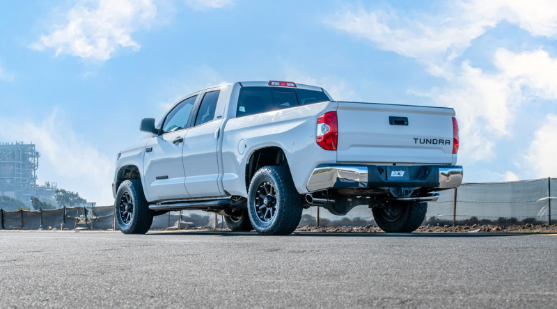 Borla 07-21 Toyota Tundra 4.6L/5.7L Cat-Back Touring SS Catback Exhaust w/ Black Chrome Tips Catback Borla
