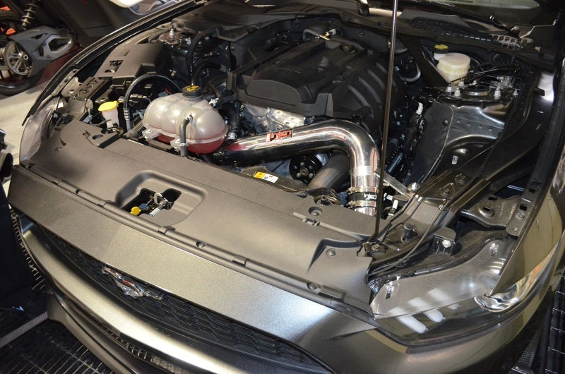 Injen 2015 Ford Mustang Eco Boost 2.3L Wrinkle Black CAI Converts To SRI Cold Air Intakes Injen