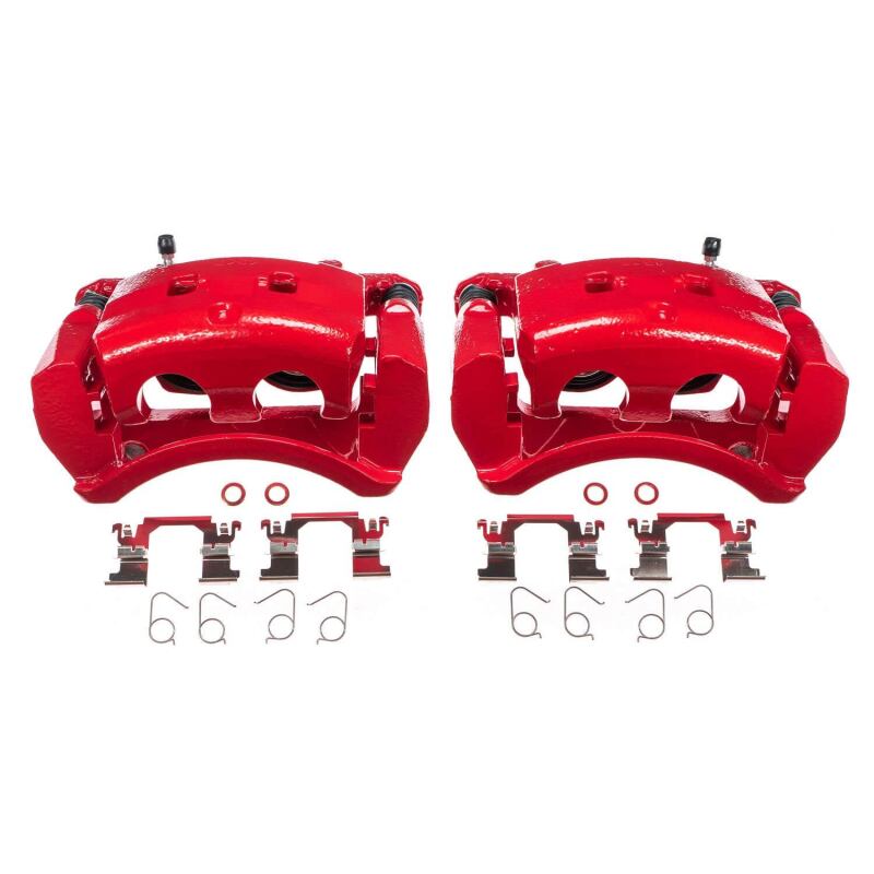 Power Stop 14-19 Infiniti Q50 Front Red Calipers - Pair Brake Calipers - Perf PowerStop