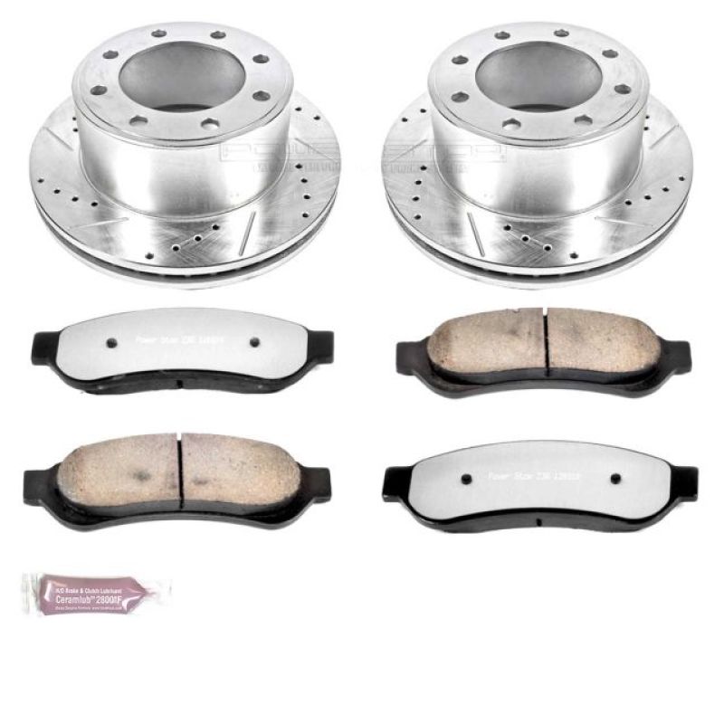 Power Stop 07-10 Ford F-250 Super Duty Rear Z36 Truck & Tow Brake Kit Brake Kits - Performance D&S PowerStop