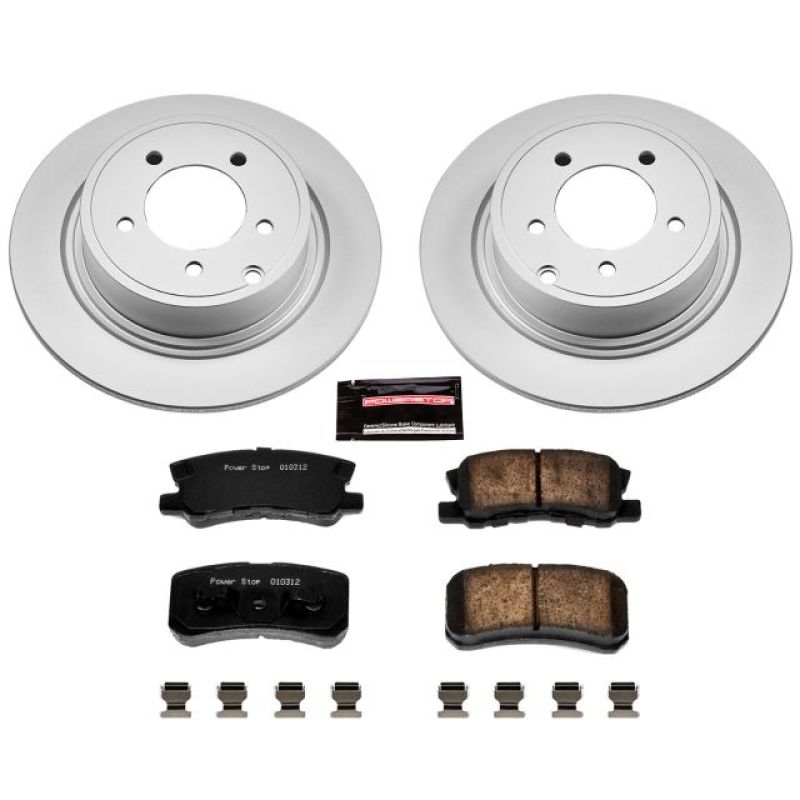 Power Stop 11-14 Chrysler 200 Rear Z17 Evolution Geomet Coated Brake Kit Brake Kits - Performance Blank PowerStop