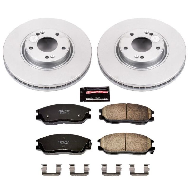 Power Stop 03-05 Hyundai XG350 Front Z17 Evolution Geomet Coated Brake Kit Brake Kits - Performance Blank PowerStop
