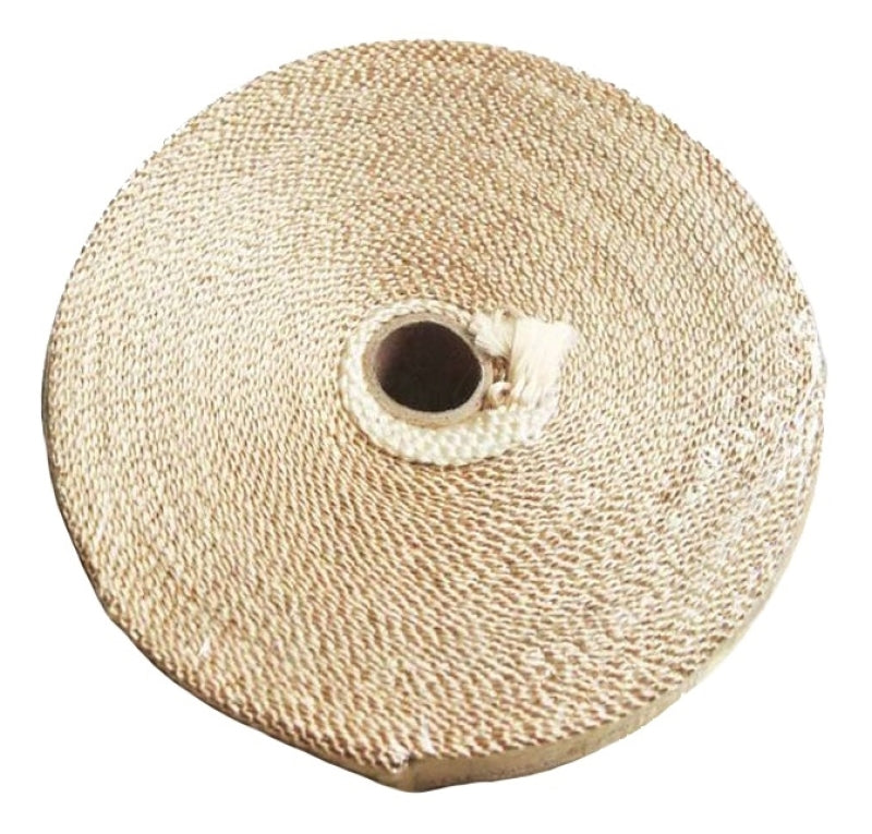 Torque Solution Fiberglass Exhaust Wrap Universal 2inx50ft - Tan Exhaust Wrap Torque Solution