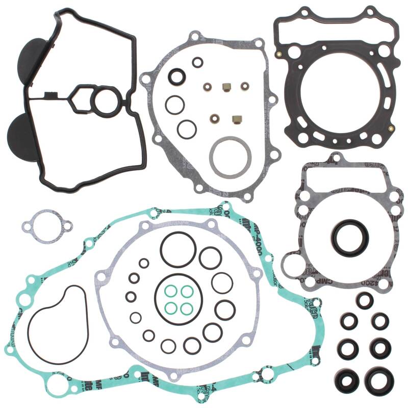 Vertex Gaskets 01-02 Yamaha WR250F Complete Gasket Kit w/ Oil Seals Engine Hardware Vertex Pistons