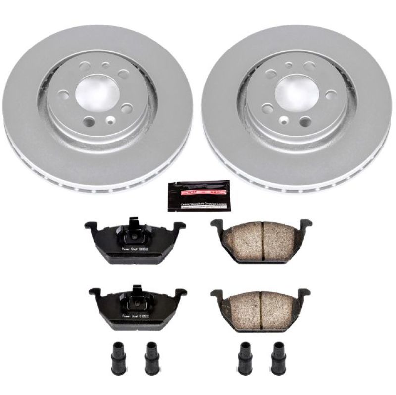 Power Stop 1998 Volkswagen Beetle Front Z23 Evolution Sport Coated Brake Kit Brake Kits - Performance D&S PowerStop