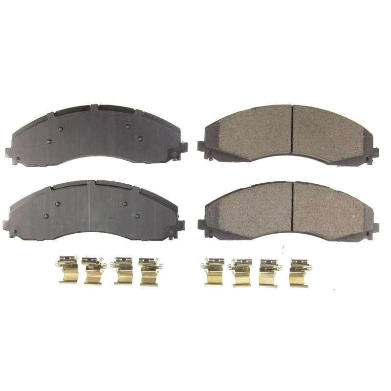 Power Stop 17-19 Ford F-450 Super Duty Rear Z17 Evolution Ceramic Brake Pads w/Hardware Brake Pads - OE PowerStop
