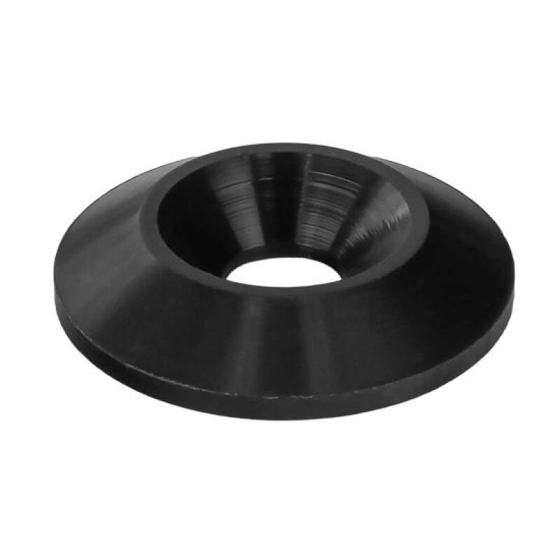Moroso 1in Taper Washer - Black Anodized (10 Pack w/o Hardware) Hardware - Singles Moroso