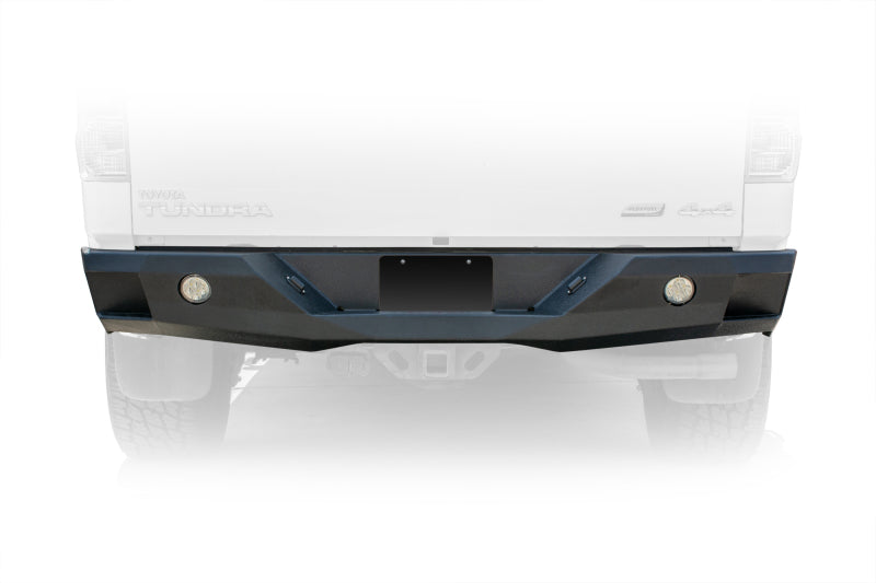 DV8 Offroad 07-13 Toyota Tundra Rear Bumper Winch Ready - Black Powdercoat Bumpers - Steel DV8 Offroad