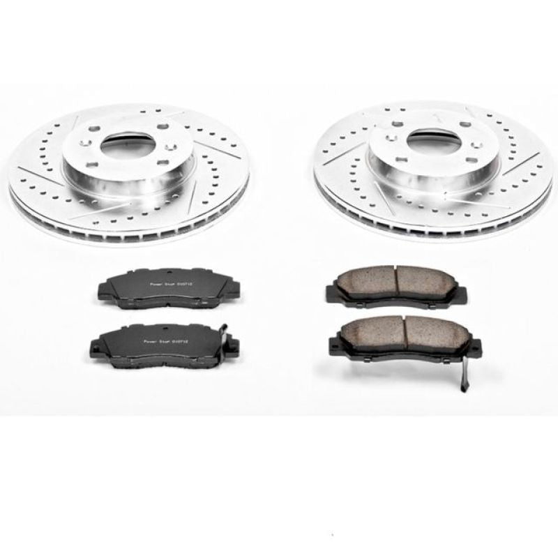Power Stop 98-99 Acura CL Front Z23 Evolution Sport Brake Kit Brake Kits - Performance D&S PowerStop