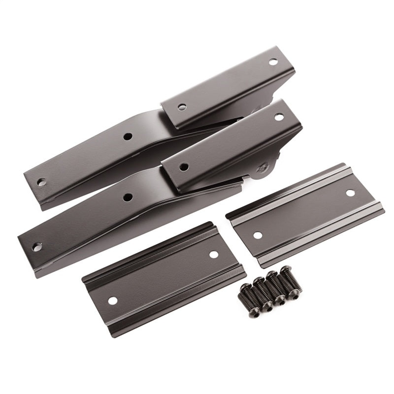 Omix Tailgate Hinge Set Black 97-06 Wrangler TJ Brackets OMIX