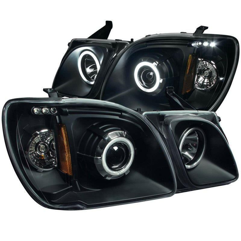 ANZO 1998-2007 Lexus Lx470 Projector Headlights w/ Halo Black (CCFL) Headlights ANZO