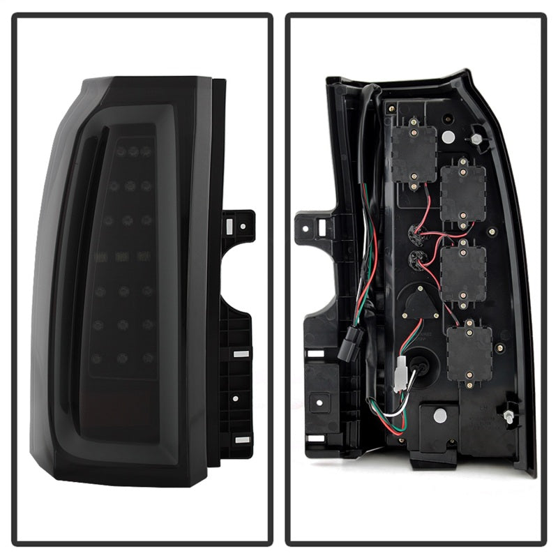 Spyder Chevy Tahoe / Suburban 15-17 LED Tail Lights - Black Smoke (ALT-YD-CTA15-LED-BSM) Tail Lights SPYDER