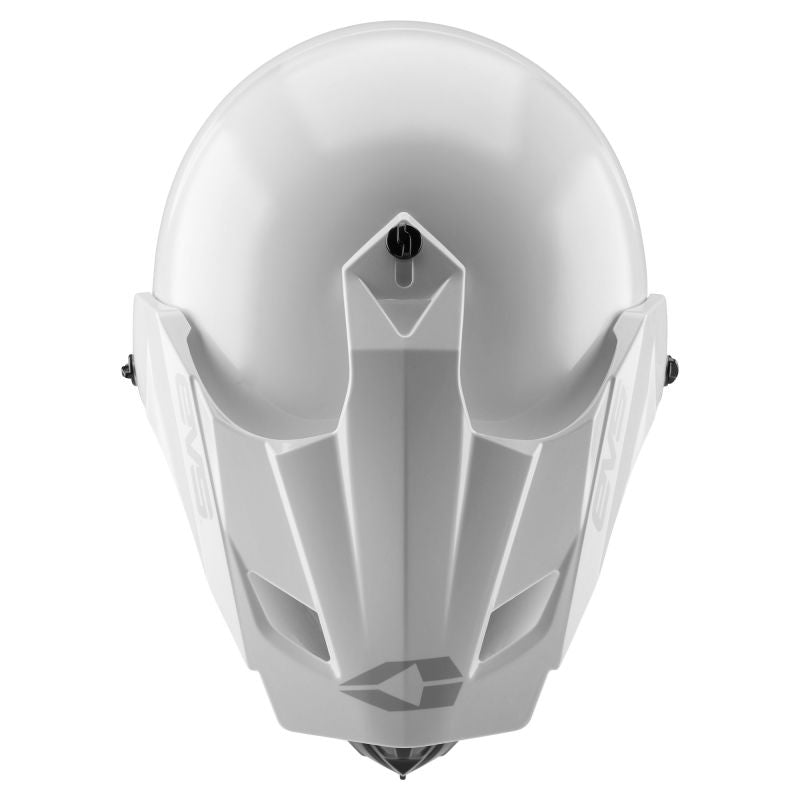 EVS T5 Dual Sport Venture Solid Helmet Visor - White Helmets and Accessories EVS