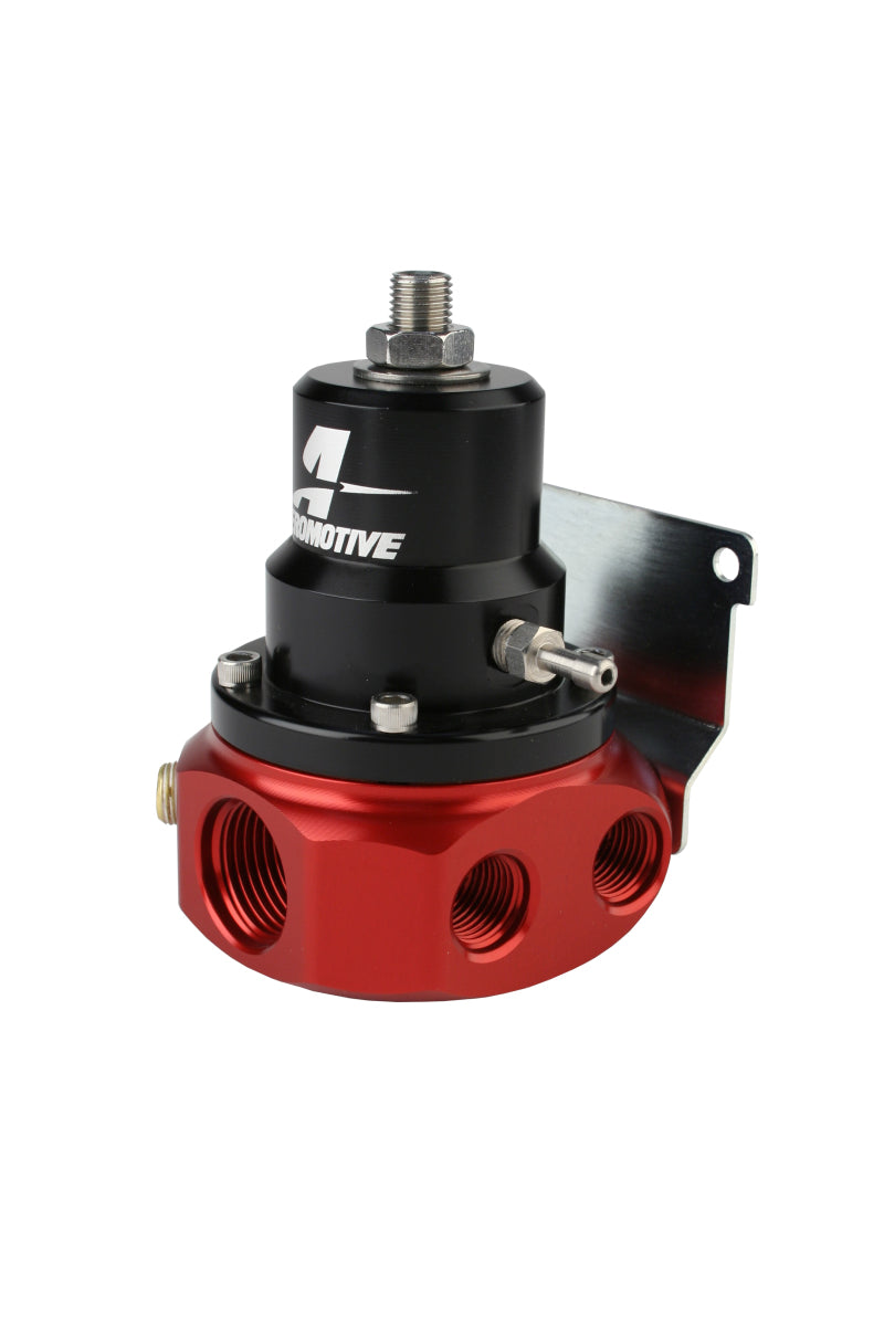 Aeromotive A1000 4-Port Carbureted Bypass Regulator - 4 x AN-06 / 1 x AN-10 Fuel Pressure Regulators Aeromotive