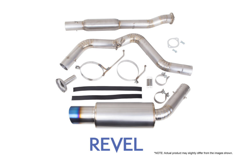 Revel 15-21 WRX/STi 11-14 WRX STi 08-14 WRX Ultra Ti Titanium Single Exit Catback Exhaust Catback Revel