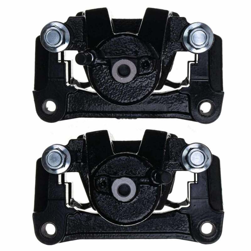 Power Stop 08-15 Toyota Sequoia Rear Black Caliper - Pair w/Bracket Brake Calipers - Perf PowerStop