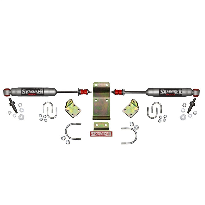 Skyjacker 2018 Jeep Wrangler JL - Silver Dual Steering Damper Kit Steering Dampers Skyjacker