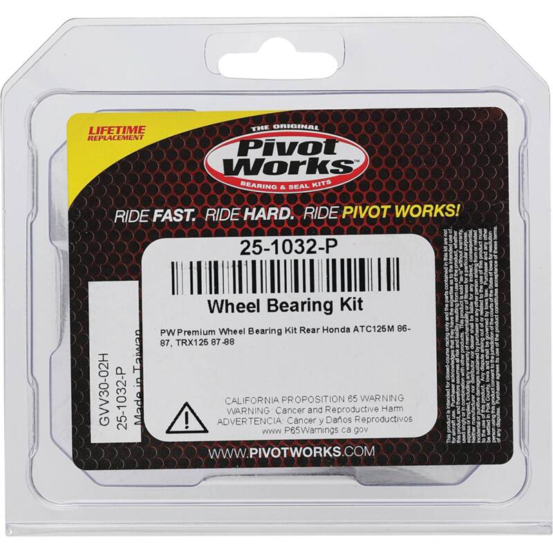 Pivot Works Honda Wheel Bearing Kit Premium Bearings Control Arms Pivot Works