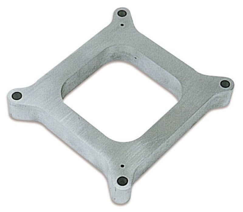 Moroso 4150/4160 Carburetor Spacer - Open Plenum - 1in - Billet Aluminum Hardware - Singles Moroso