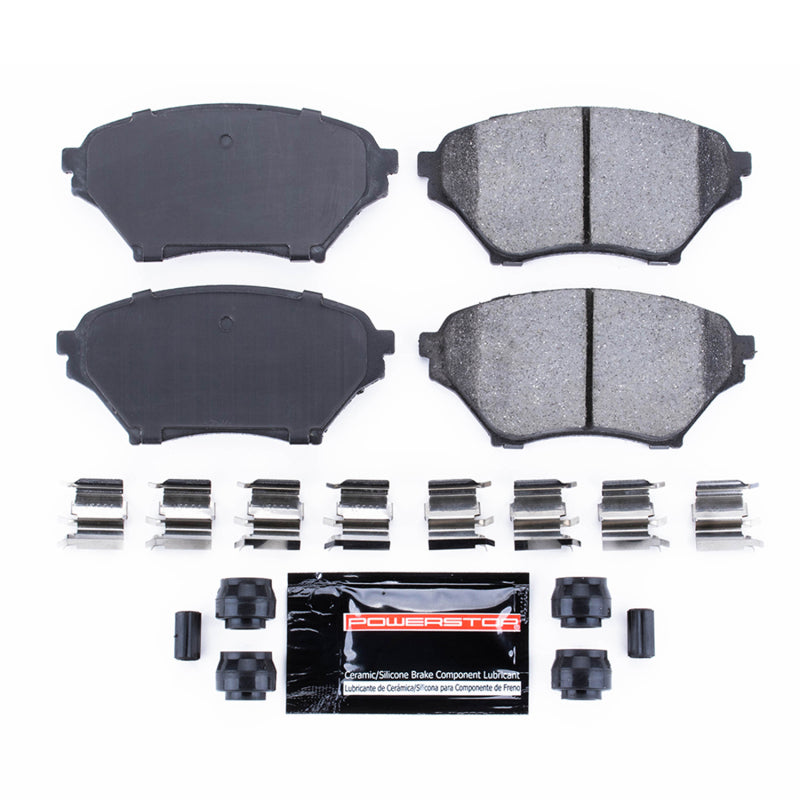 Power Stop 01-05 Mazda Miata Front Z23 Evolution Sport Brake Pads w/Hardware Brake Pads - Performance PowerStop