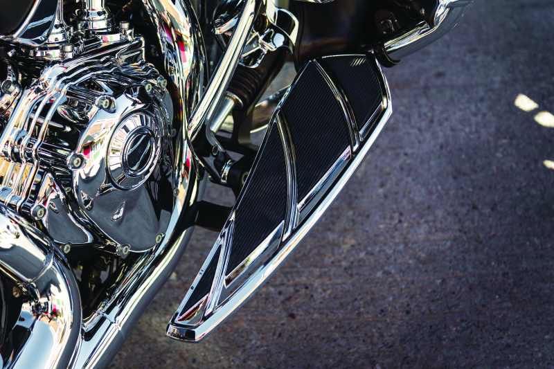Kuryakyn Phantom Floorboards for Indian Chrome Footpegs Kuryakyn