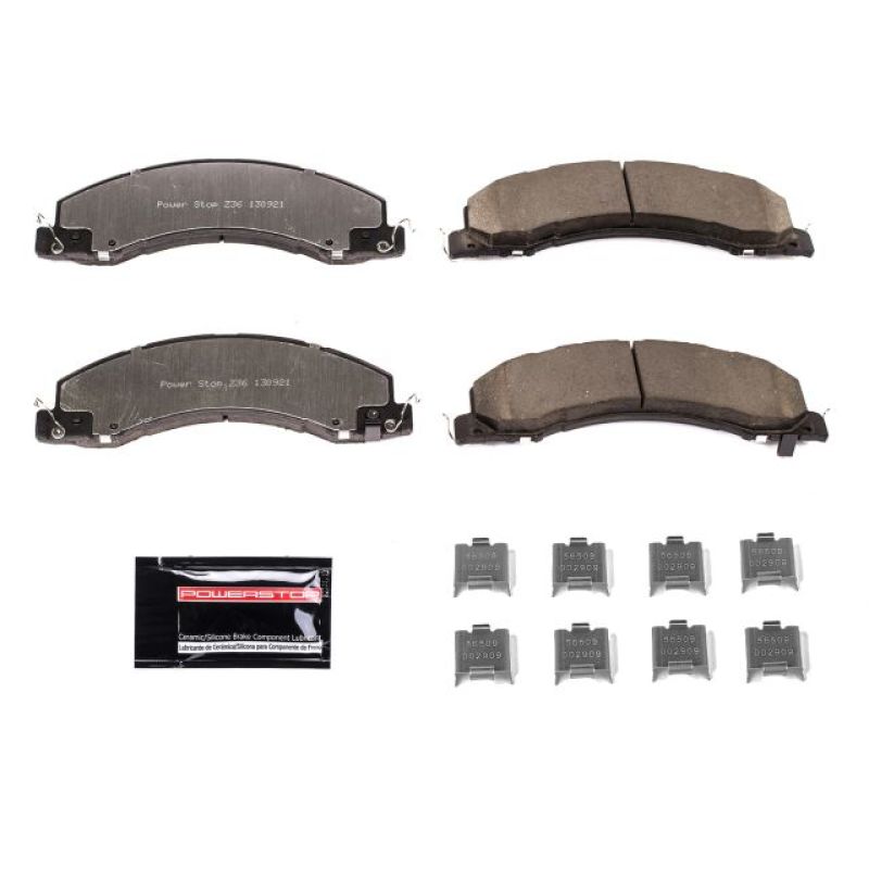 Power Stop 08-10 Dodge Ram 4500 Front or Rear Z36 Truck & Tow Brake Pads w/Hardware Brake Pads - Performance PowerStop