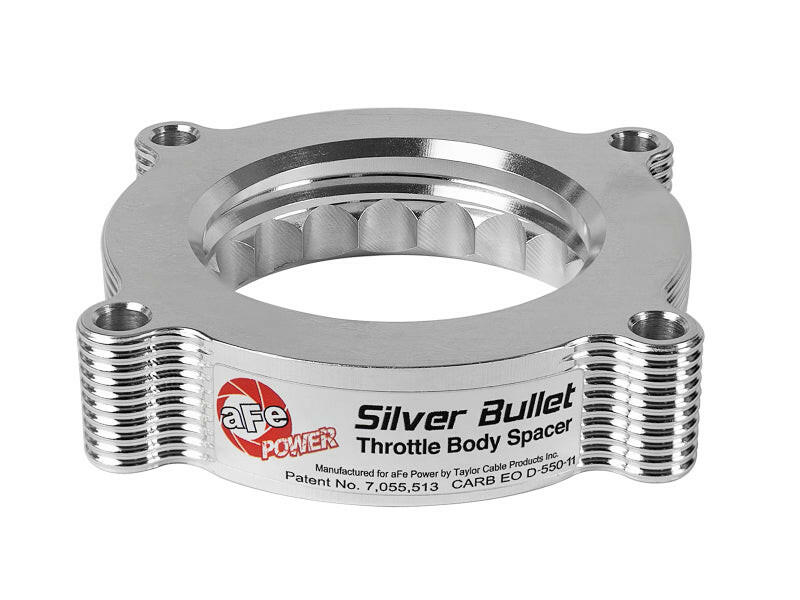 aFe Silver Bullet Throttle Body Spacers TBS Ford F-150 Raptor 10-12 V8-6.2L Throttle Body Spacers aFe