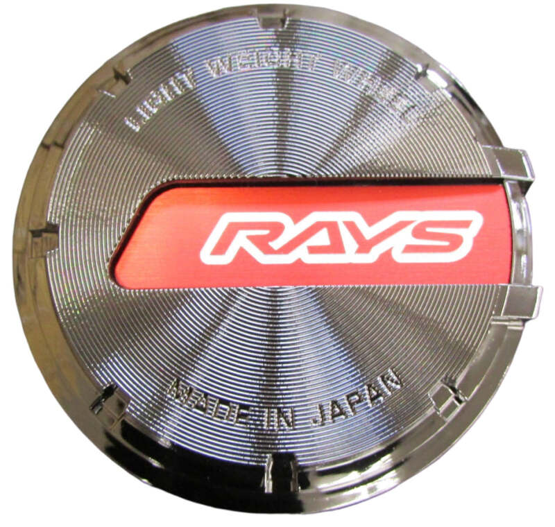 Gram Lights GL Center Cap - Black-Chrome/Red (57DR / 57CR) Wheel Center Caps Gram Lights