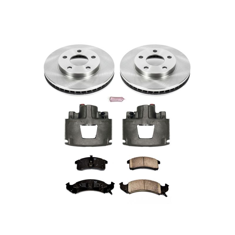Power Stop 92-93 Buick LeSabre Front Autospecialty Brake Kit w/Calipers Brake Kits - OE PowerStop