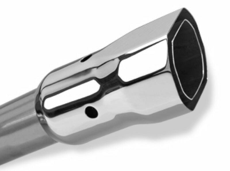 Borla 97-99 Jeep Wrangler 2.5/4.0L w/o Hitch Cat-Back 2.25in Single Sqr Angle Cut Phntm Rear Catback Borla