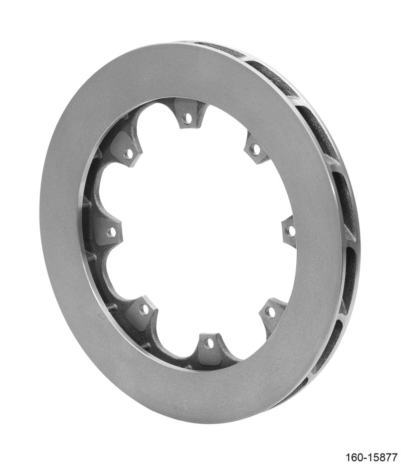 Wilwood ULHD 16 Curved Vane Rotor - Spec-37 Iron 11.75in Rotor Diameter - Right Hand Side Brake Rotors - 2 Piece Wilwood