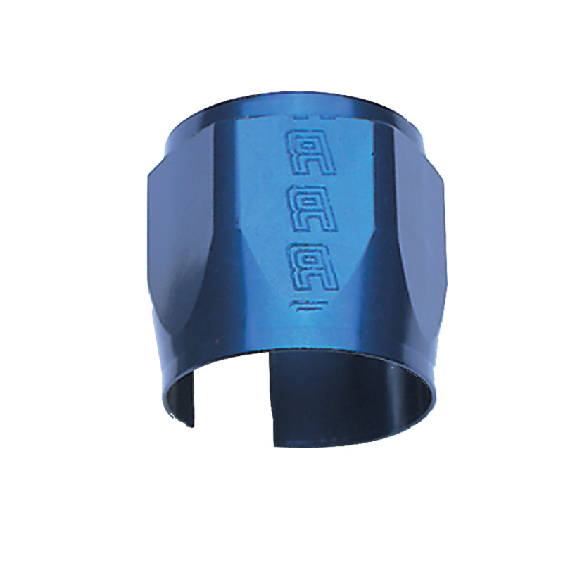 Russell Performance -4 AN Anodized Blue Tube Seal Hose End For 1/4in Vacuum Hose Clamps Russell