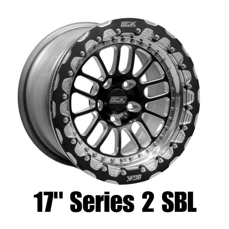 Belak 17x10.5 / 8.25in BS / 5x114.3 BP / Low Pad / Series 2 Wheel - Single Beadlock Wheels - Forged Belak Wheels