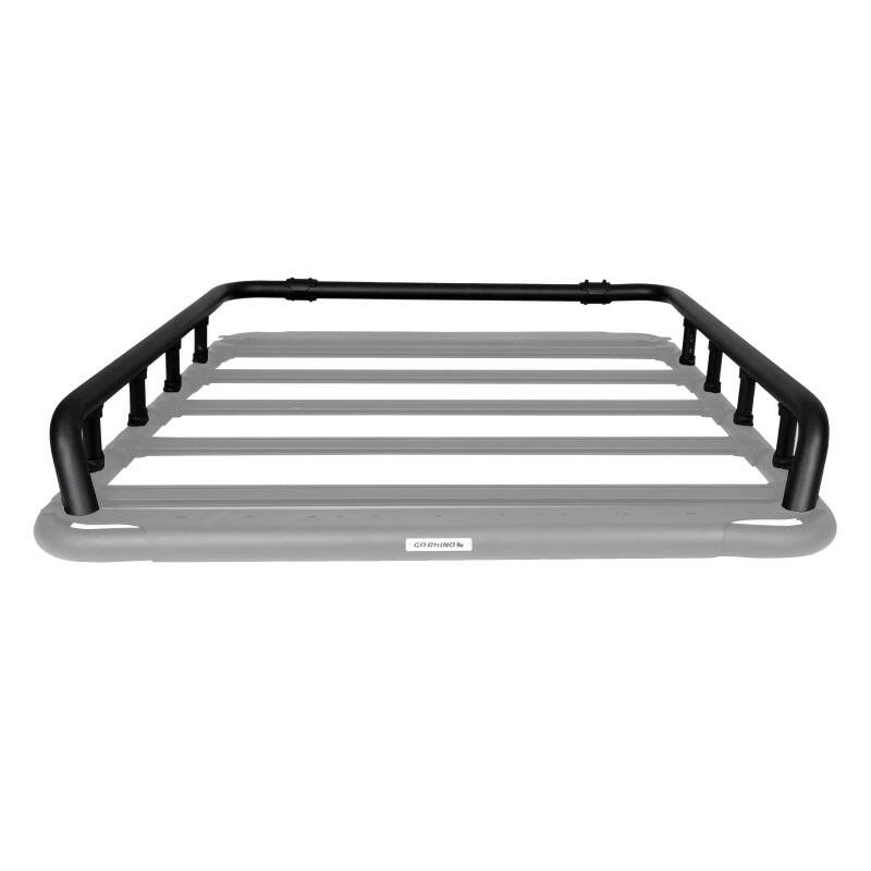 Go Rhino SRM500 Tri-Rail Kit (For 55in. Long Rack) - Tex. Blk (Rails ONLY - Req. Platform) Roof Baskets Go Rhino