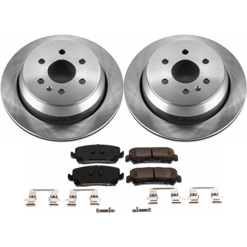 Power Stop 15-18 Chevrolet Colorado Rear Autospecialty Brake Kit Brake Kits - OE PowerStop