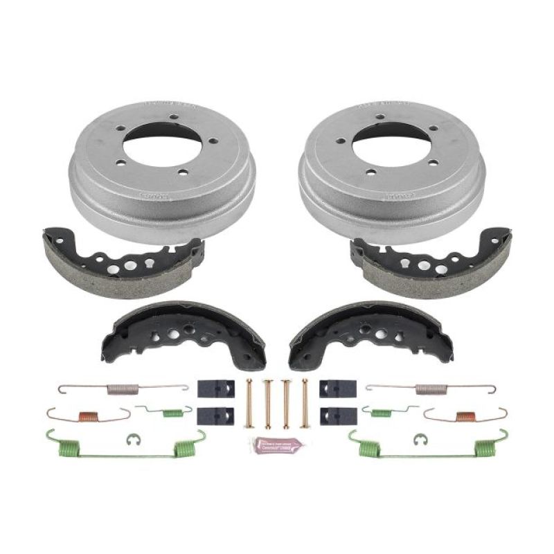 Power Stop 00-05 Suzuki Grand Vitara Rear Autospecialty Drum Kit Brake Drums PowerStop