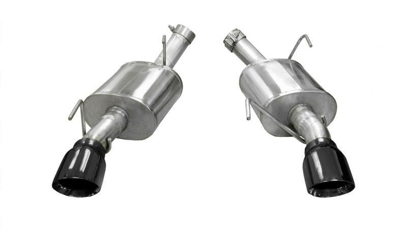 Corsa 2005-2010 Ford Mustang Shelby GT500 5.4L V8 Black Xtreme Axle-Back Exhaust Axle Back CORSA Performance