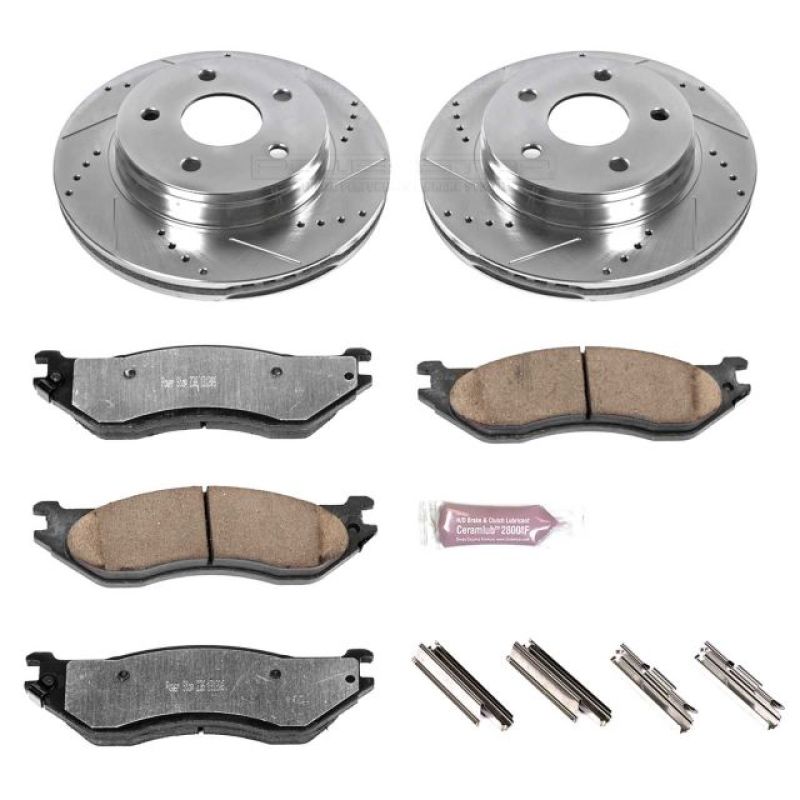 Power Stop 04-06 Dodge Durango Front Z36 Truck & Tow Brake Kit Brake Kits - Performance D&S PowerStop
