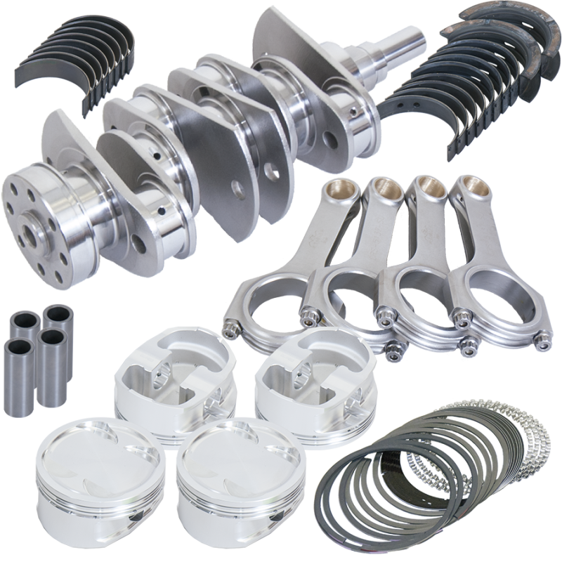 Eagle Subaru EJ257 w/Forced Induction 99.5mm Bore H-Beam Rods 4340 Crank Stroker Rotating Assembly Rotating Assemblies Eagle