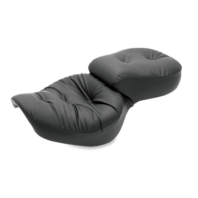 Mustang 06-17 Harley Dyna Wide Touring 1PC Seat Regal - Black One-Piece Motorcycle Seats Mustang Motorcycle