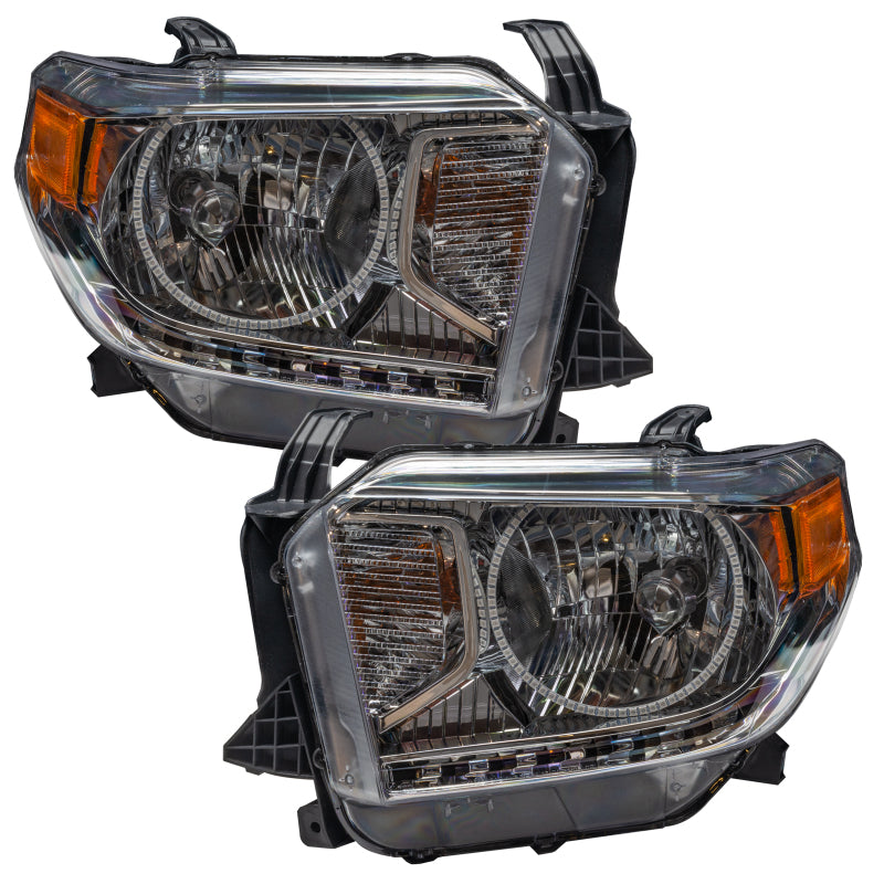Oracle 14-17 Toyota Tundra SMD HL - Dual Halo Kit - ColorSHIFT w/ BC1 Controller Headlights ORACLE Lighting