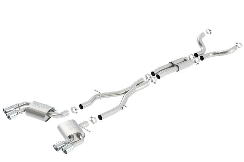 Borla 16-17 Camaro SS 6.2L Dual Tip Dual Split Rear Exit Dual Mode Catback Exhaust (NPP) Catback Borla
